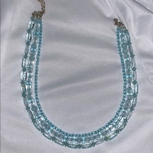 Robert Rose Blue Necklace